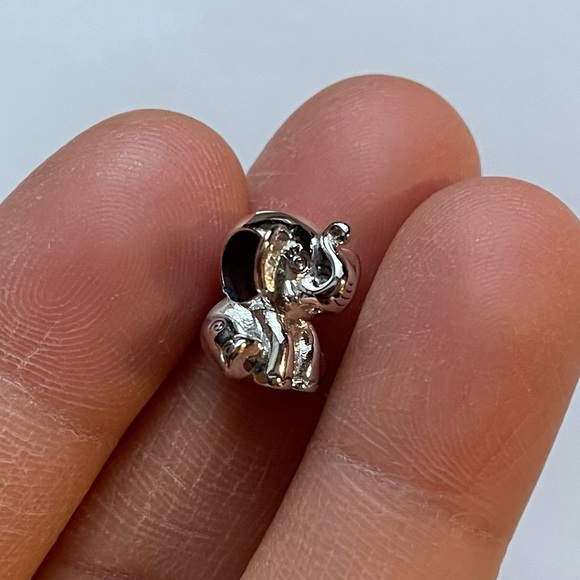 NWOT Elephant Charm Jewelry Silver 925 - Picture 9 of 9
